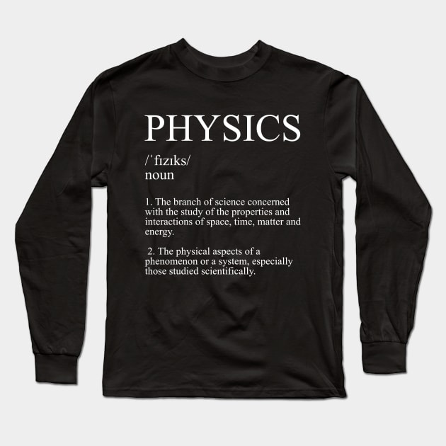 Physics Long Sleeve T-Shirt by Scar